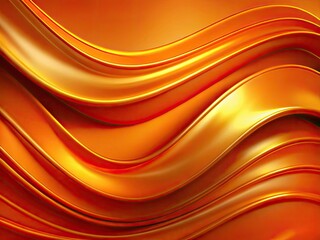 Obraz premium Abstract Orange Banner Background, Dynamic Curve Shapes, Night Photography, Graphic Design Template