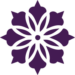 Beautiful flower art and mandala vector design