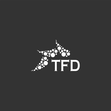 TFD letter logo design on white background. Creative  modern TFD letter logo design. Vector design.