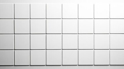 White Square Tiles on a Wall