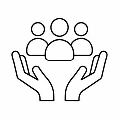 Inclusion social equity icon vector illustration.