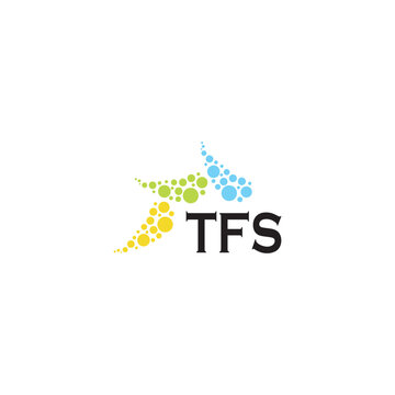 TFS letter logo design on white background. Creative  modern TFS letter logo design. Vector design.