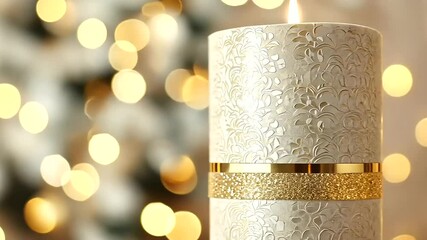 2_Stylish Party Invitation with Gold Accents and Festive Background