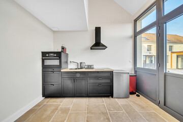 modern kitchen interior
