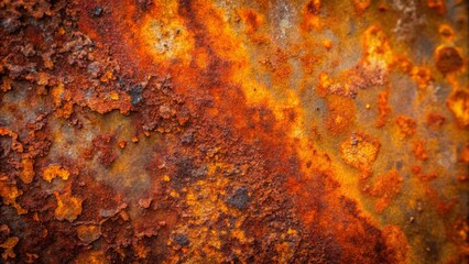 Close-Up of a Rusty Corten Steel Surface Highlighting Grainy Texture and Natural Patina for Landscape Photography Lovers
