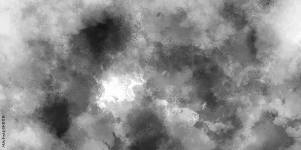 Poster abstract black grey sky with white cloud , marble texture. storm background with gray clouds. isolat