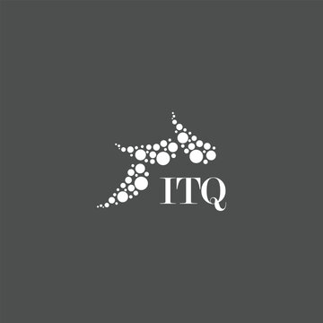 ITQ letter logo design on white background. Creative  modern ITQ letter logo design. Vector design.