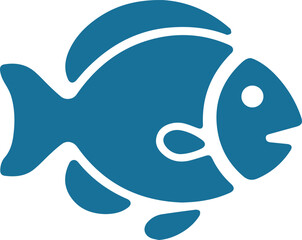 Fish vector Design on simple white Background