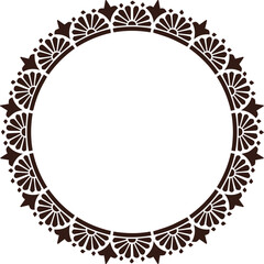 Beautiful flower art and mandala vector design