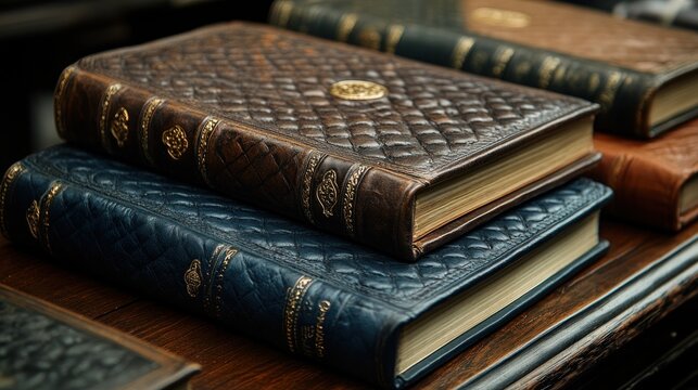 Luxurious Leather-Bound Books: A Collector's Treasure