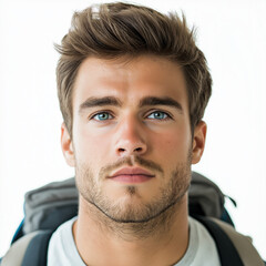 Obraz premium Student Athlete Isolated