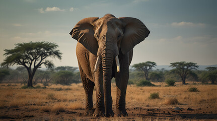 elephant in the wild . Genrative.ai