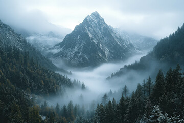 Obraz premium Alps In Winter