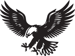 Eagle  silhouette vector EPS