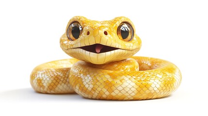 Obraz premium Celebrate chinese 2025 happy new year with the lucky zodiac snake in a joyful environment