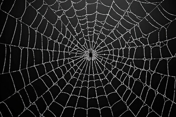 Obraz premium spider web background