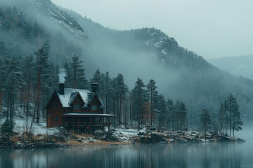 Fototapeta premium Winter Travel