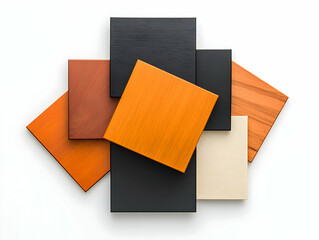 Abstract Wood Texture Illustration