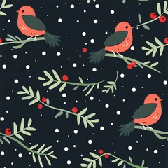 Christmas Digital Paper Christmas Seamless Patterns Paper Set