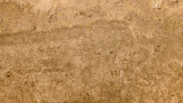 Perpendicular aerial view of a terrain ideal for textures, patterns and backgrounds.