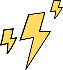 illustration of thunder.