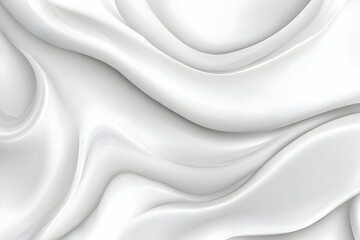 Obraz premium White Abstract 3D Wave Background