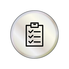 Checklist icon design template