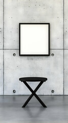 Modern Minimalist 3D Room Mockup