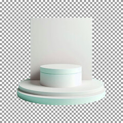 Professional 3D Cylinder Render for Visual Projects on transparent background, png, psd
