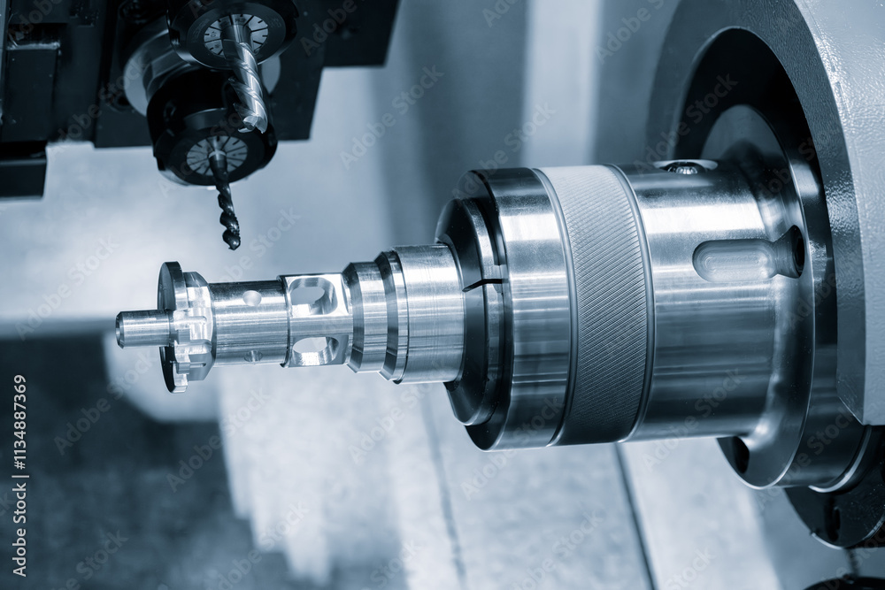 Aufkleber programmable modern cnc digital digital program machinemanufacturing professional metalworking machi