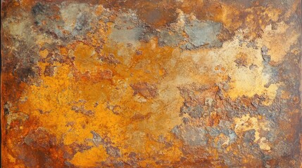 Rusty metal texture background with orange and brown hues showcasing weathered and corroded surfaces for industrial design concepts.
