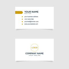 business card design vector template