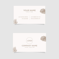 business card design vector template