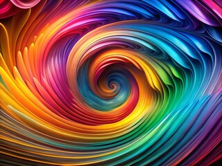 Dynamic Panoramic Photography of 3D Curves Rotating Animation Showcasing Fluid Motion and Abstract Geometry in a Vibrant Color Palette for Visual Impact and Artistic Expression