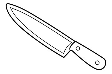 knife isolated on white background