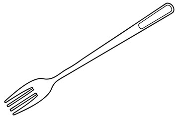 fork isolated on white