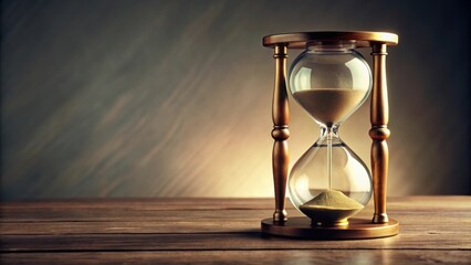 Vintage sand hourglass isolated on background, hourglass, sand, vintage, time, antique, retro, timer, countdown