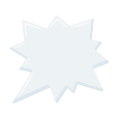 Right Anger Bubble Emoji Icon Illustration. Chat Vector Symbol Emoticon Design Doodle Vector.