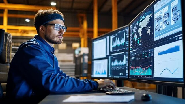 Analyzed supply chain managers display information about suppliers and delivery networks.