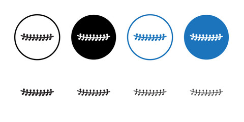 Fototapeta premium Scar icon Thin line art collection