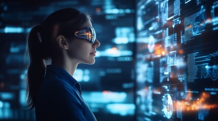 Obraz premium Careers in data science, highlighting roles such as data analyst, data engineer, and machine learning specialist
