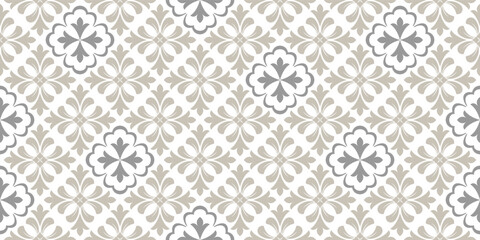 Abstract floral seamless pattern. Modern stylish texture repeating. Vector background.