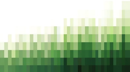 Abstract Green Pixelated Gradient Background for Digital Design Projects