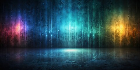 Abstract dark wall background with fractal noise and light gradient, fractal, dark, abstract, background, wall, texture, gradient