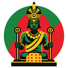 Celebrate Black History Month with culturally rich vector graphic elements featuring symbols of heritage, unity, empowerment, and African-inspired designs