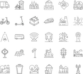 Urban Infrastructure Transportation, Buildings, and Smart City Elements