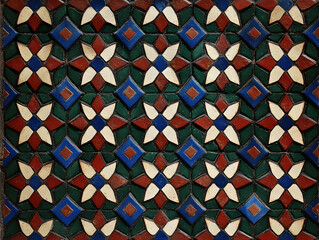 Colorful Geometric Tile Illustration