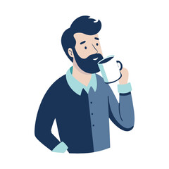 Obraz premium Celebrate Father’s Day with this elegant silhouette vector illustration. Featuring a heartfelt and timeless design,