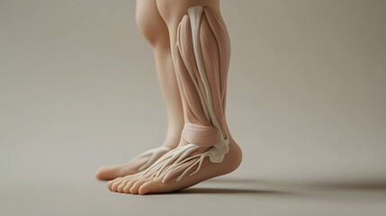 Obraz premium Impact of Duchenne Muscular Dystrophy on a Child