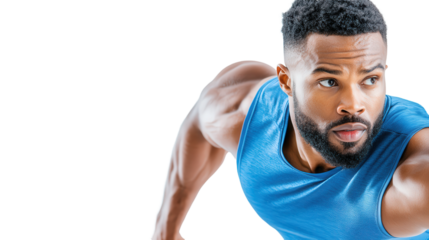 man exercising, running, isolated, transparent, png, background